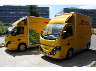 DHL EXPRESS renforce sa flotte de véhicules verts