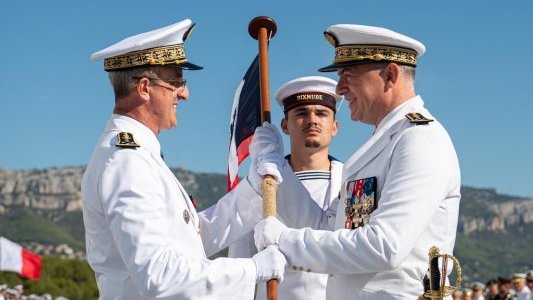 L'amiral Nicolas Vaujour prend la tête de la Marine nationale