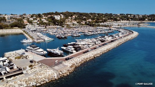 Port Gallice d'Antibes : Première étape du projet "bleu blanc vert" finalisée