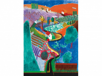 Enchères : un tableau de David Hockney adjugé pour 33 864 261 €