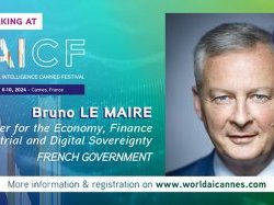 World AI Cannes Festival : Bruno Le Maire donnera une conférence