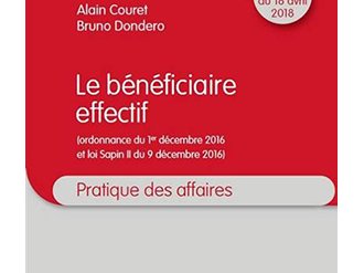 LIVRE - « Le bénéficiaire effectif » d'Alain Couret et Bruno Dondero