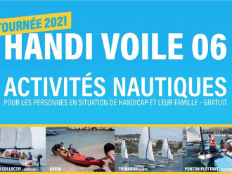 Ouverture des inscriptions pour la 15ème édition de la Tournée Handi Voile 06 : 10 étapes / 11 jours