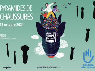 Rejoignez le mouvement : Pyramides de Chaussures 2024, ensemble contre les horreurs de la guerre