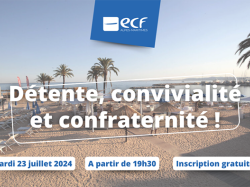 Agenda : AG du bureau ECF Alpes-Maritimes le 23 juillet