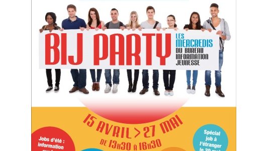 BIJ PARTY : Les mercredis du Bureau Information Jeunesse pour trouver son emploi saisonnier !