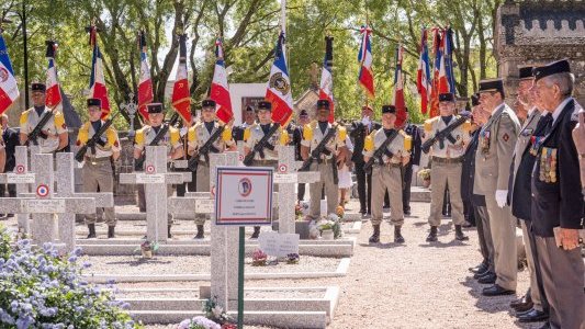 À Draguignan, le carré militaire du cimetière accueille deux soldats morts pour la France