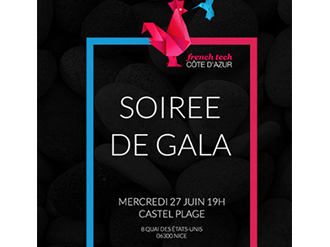 Soirée de Gala French Tech Côte d'Azur au Castel Plage !