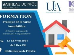 Formation UJA de Nice : La pratique des saisies immobilières