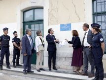 Nouveaux locaux pour la police aux Frontières des Alpes-Maritimes à la gare de Menton Garavan 