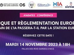 Conférence #IAdate : 'Intelligence Artificielle et Règles Européennes"