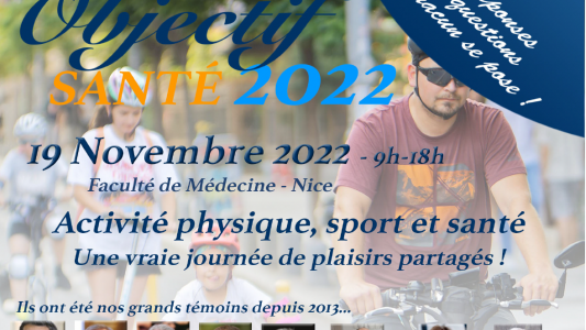 Objectif Santé 2022 : "Activité physique, sport et santé"