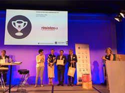 RESISTEX récompensée du Trophée 2019 de 'La meilleure Communication de Progrès d'une PME" 