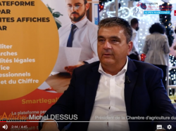Salon des maires des A-M 2021 : Interview de Michel DESSUS, président de la chambre d'agriculture 06