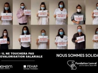 Ségur de la santé : à Lenval, mobilisation pour une égalité de traitement des personnels